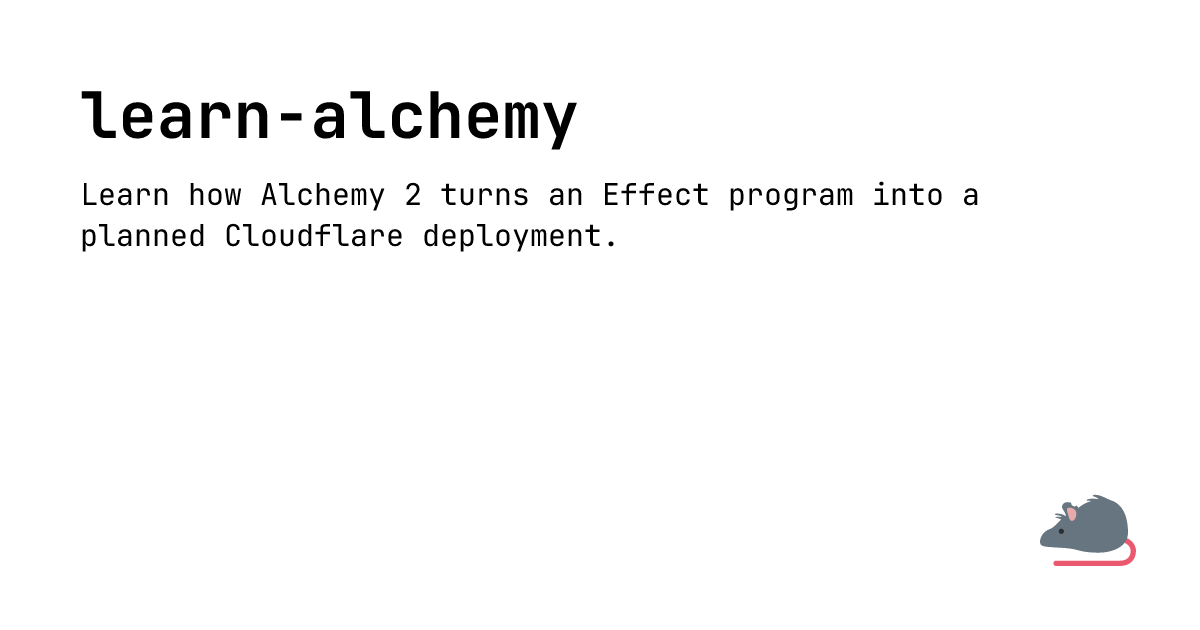 ratstack.sh — if you f with cloudflare at all alchemy is insane for seamless endless infra (cf and…
